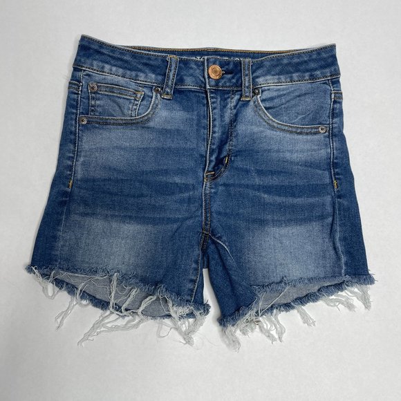 American Eagle Hi Rise Shortie Shorts